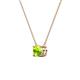3 - Juliana 5.40 mm Round Peridot Solitaire Pendant Necklace 