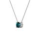 3 - Juliana 5.40 mm Round London Blue Topaz Solitaire Pendant Necklace 