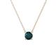 1 - Juliana 5.40 mm Round London Blue Topaz Solitaire Pendant Necklace 