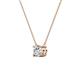 3 - Juliana 5.40 mm Round Diamond Solitaire Pendant Necklace 