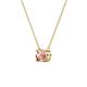 3 - Juliana 5.00 mm Round Morganite Solitaire Pendant Necklace 