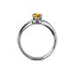 5 - Meryl Signature Citrine and Diamond Engagement Ring 