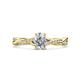 1 - Stacie Desire Oval Cut Diamond Twist Infinity Shank Engagement Ring 
