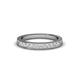 1 - Aaryn 1.50 mm Princess Cut Natural Diamonds Wedding Band 