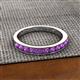 2 - Kathiryn 2.70 mm Amethyst 11 Stone Wedding Band 