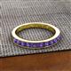 2 - Kathiryn 2.70 mm Iolite 11 Stone Wedding Band 