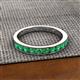 2 - Kathiryn 2.70 mm Emerald 11 Stone Wedding Band 