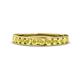 1 - Kathiryn 2.70 mm Yellow Sapphire 11 Stone Wedding Band 