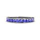 1 - Kathiryn 2.70 mm Tanzanite 11 Stone Wedding Band 