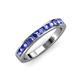 3 - Kathiryn 2.70 mm Tanzanite 11 Stone Wedding Band 