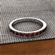 2 - Kathiryn 2.70 mm Red Garnet 11 Stone Wedding Band 