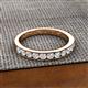 2 - Kathiryn 2.70 mm Lab Grown Diamond 11 Stone Wedding Band 