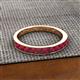 2 - Kathiryn 3.00 mm Ruby 11 Stone Wedding Band 