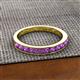 2 - Kathiryn 3.00 mm Amethyst 11 Stone Wedding Band 