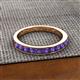 2 - Kathiryn 3.00 mm Iolite 11 Stone Wedding Band 