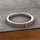 2 - Kathiryn 3.00 mm Smoky Quartz 11 Stone Wedding Band 