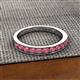 2 - Kathiryn 3.00 mm Rhodolite Garnet 11 Stone Wedding Band 