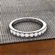 2 - Kathiryn 3.00 mm White Sapphire 11 Stone Wedding Band 