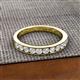 2 - Kathiryn 3.00 mm Diamond 11 Stone Wedding Band 