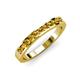 3 - Kathiryn 1.70 mm Citrine 11 Stone Wedding Band 