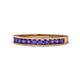 1 - Kathiryn 1.70 mm Iolite 11 Stone Wedding Band 