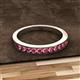2 - Kathiryn 1.70 mm Pink Tourmaline 11 Stone Wedding Band 