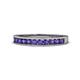 1 - Kathiryn 1.70 mm Iolite 11 Stone Wedding Band 