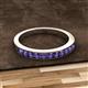 2 - Kathiryn 1.70 mm Iolite 11 Stone Wedding Band 