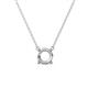 1 - Juliana Semi Mount Solitaire Pendant Necklace Setting 