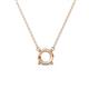 1 - Juliana Semi Mount Solitaire Pendant Necklace Setting 
