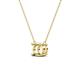 2 - Juliana Semi Mount Solitaire Pendant Necklace Setting 