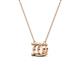 2 - Juliana Semi Mount Solitaire Pendant Necklace Setting 