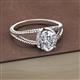 2 - Ana Desire Oval Cut Diamond Twist Rope Split Shank Engagement Ring 