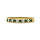 1 - Kathiryn 1.70 mm Lab Grown Diamond and Lab Created Alexandrite Wedding Band 