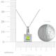 4 - Angela Peridot and Diamond Pendant 