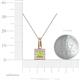 4 - Angela Peridot and Diamond Pendant 