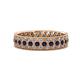 1 - Cailyn Blue Sapphire Three Row Eternity Band 