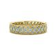 1 - Cailyn Aquamarine Three Row Eternity Band 