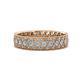 1 - Cailyn Aquamarine Three Row Eternity Band 