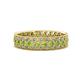 1 - Cailyn Peridot Three Row Eternity Band 