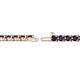 2 - Cliona 3.30 mm Blue Sapphire Eternity Tennis Bracelet 