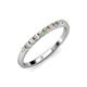 3 - Clara 2.50 mm Opal 10 Stone Wedding Band 