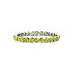 1 - Valerie 2.40 mm Yellow Diamond Eternity Band 