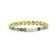 3 - Valerie 2.40 mm Yellow Diamond Eternity Band 
