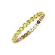 4 - Valerie 2.40 mm Yellow Diamond Eternity Band 