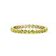 1 - Valerie 2.40 mm Yellow Diamond Eternity Band 