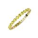 4 - Valerie 2.40 mm Yellow Diamond Eternity Band 