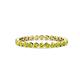 1 - Valerie 2.00 mm Yellow Diamond Eternity Band 