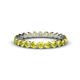 1 - Valerie 3.00 mm Yellow Diamond Eternity Band 