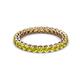 2 - Tiffany 2.40 mm Yellow Diamond Eternity Band 